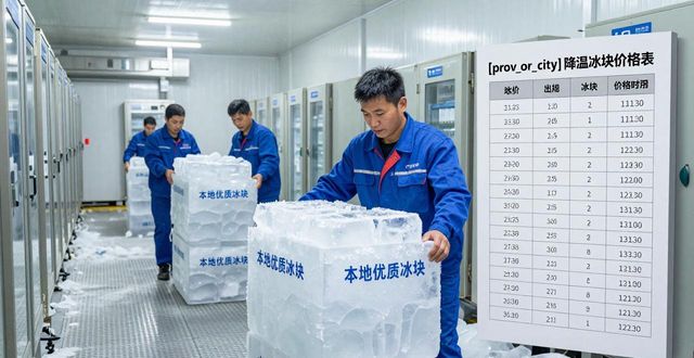 宁波降温冰块多少钱一吨？本地制冰厂报价来了