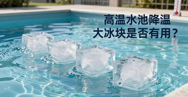 大冰块游泳池降温效果_宁波高温水池降温大冰块_冰块降温实际应用分析